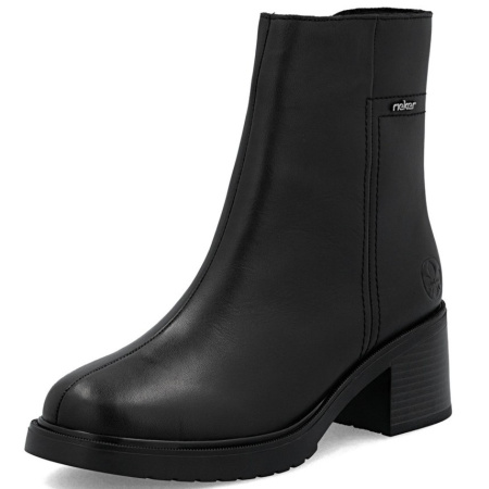 Ботинки  Rieker  черный  кожа Z-400879 фото в интернет-магазине | Omadey.ru