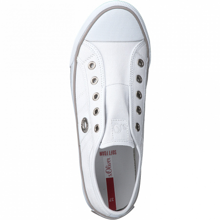 Кеды  S.Oliver  белый  текстиль F-90446 фото в интернет-магазине | Omadey.ru