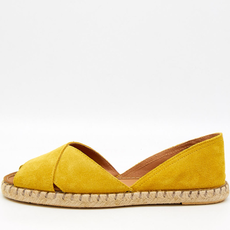 Босоножки  Semplice  желтый  кожа F-90925 фото в интернет-магазине | Omadey.ru