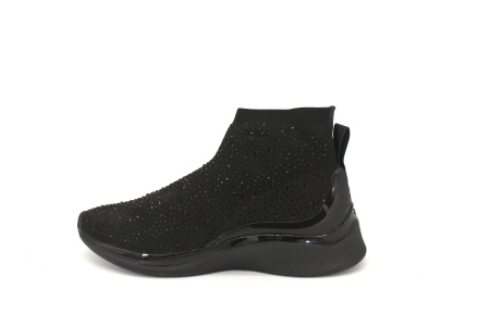 Ботинки  Tamaris  черный  текстиль Z-8018 фото в интернет-магазине | Omadey.ru