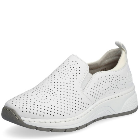 Туфли  Rieker  белый  кожа/кожа искусств. F-300567 фото в интернет-магазине | Omadey.ru