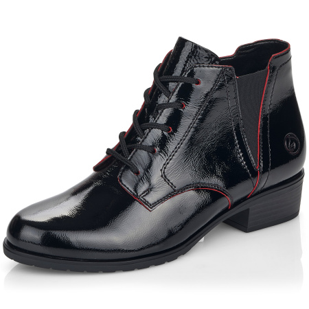 Ботинки  Remonte  черный  кожа/кожа искусств. Z-100202 фото в интернет-магазине | Omadey.ru