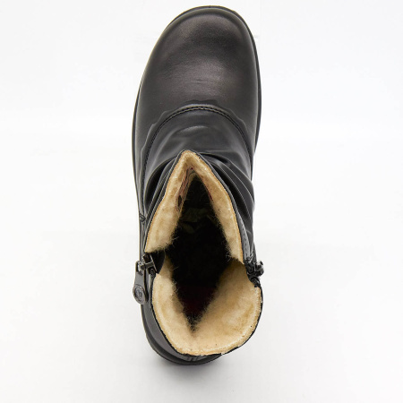 Полусапоги  Rieker  черный  кожа/кожа искусств. Z-6105 фото в интернет-магазине | Omadey.ru