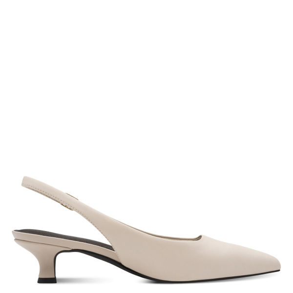 Фото Слингбэки  Marco Tozzi  бежевый  кожа F-401008