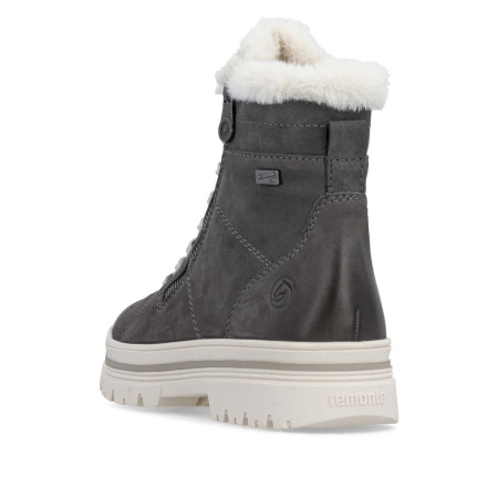 Ботинки  Remonte  серый  кожа/кожа искусств. Z-401061 фото в интернет-магазине | Omadey.ru