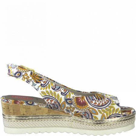 Босоножки  Jana  мультицвет  текстиль F-90382 фото в интернет-магазине | Omadey.ru