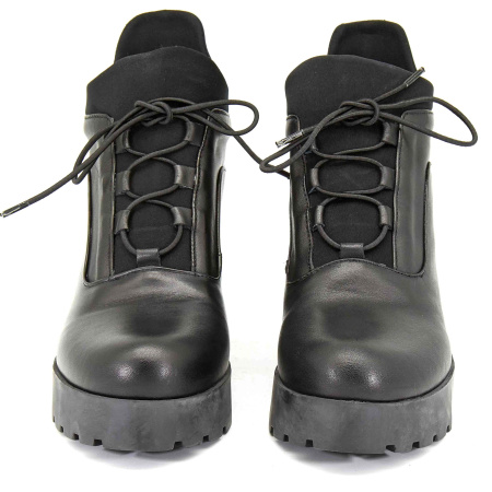 Ботильоны  Derem  черный  кожа Z-8654 фото в интернет-магазине | Omadey.ru