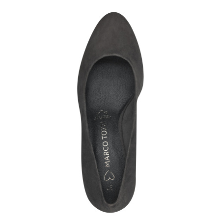 Туфли  Marco Tozzi  серый  замша Z-400632 фото в интернет-магазине | Omadey.ru