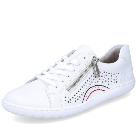 Кеды  Rieker  белый  кожа/кожа искусств. F-400090 фото в интернет-магазине | Omadey.ru