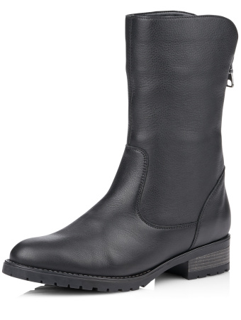 Полусапоги  Remonte  черный  кожа/кожа искусств. Z-89083 фото в интернет-магазине | Omadey.ru