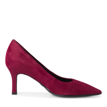 Лодочки  Tamaris  красный  кожа Z-400517 фото в интернет-магазине | Omadey.ru