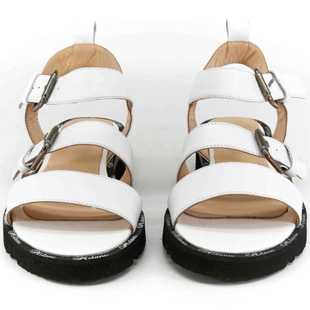 Босоножки  Derem  белый  кожа F-80227 фото в интернет-магазине | Omadey.ru