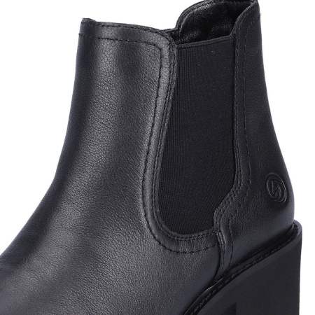 Ботинки  Remonte  черный  кожа Z-300016 фото в интернет-магазине | Omadey.ru
