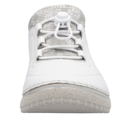 Кроссовки  Rieker  белый  кожа/текстиль F-400034 фото в интернет-магазине | Omadey.ru