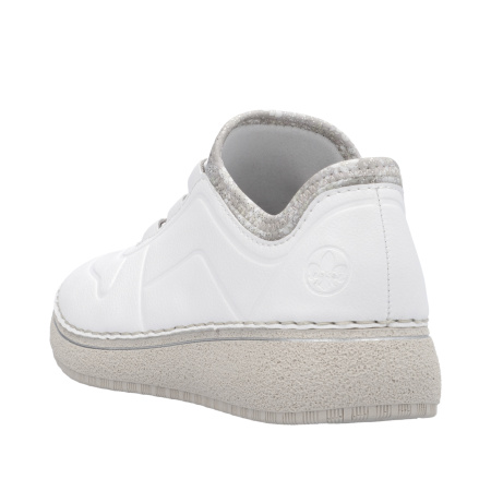 Кроссовки  Rieker  белый  кожа/текстиль F-400034 фото в интернет-магазине | Omadey.ru