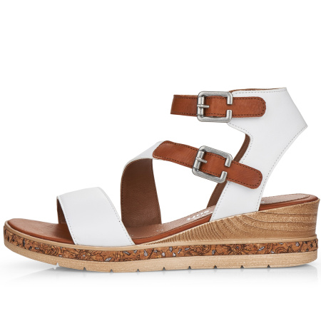 Босоножки  Remonte  белый  кожа искусств. F-100329 фото в интернет-магазине | Omadey.ru Босоножки  Remonte  белый  кожа искусств. F-100329 фото в интернет-магазине | Omadey.ru