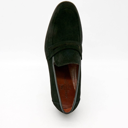 Туфли  Mirco Osvaldo  черный  замша Z-100674 фото в интернет-магазине | Omadey.ru