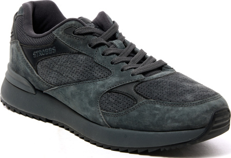 Кроссовки  Strobbs  серый  замша/текстиль/микрофибра Z-400477 фото в интернет-магазине | Omadey.ru