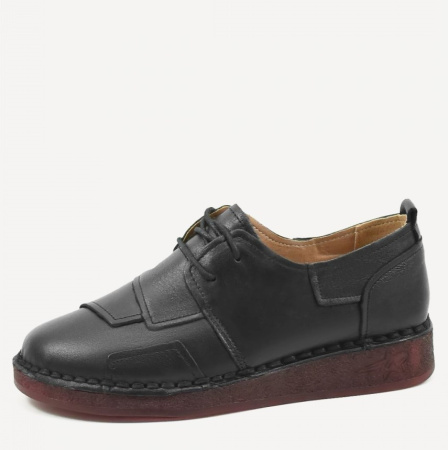 Туфли  Baden  черный  кожа Z-400468 фото в интернет-магазине | Omadey.ru