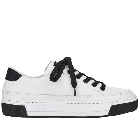 Кеды  женские Rieker  белый  кожа/кожа искусств. F-100083 фото в интернет-магазине | Omadey.ru