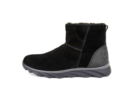 Ботинки  Baden  черный  кожа Z-8700 фото в интернет-магазине | Omadey.ru