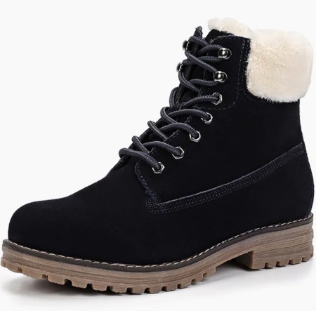 Ботинки  Keddo  синий  замша Z-8626 фото в интернет-магазине | Omadey.ru