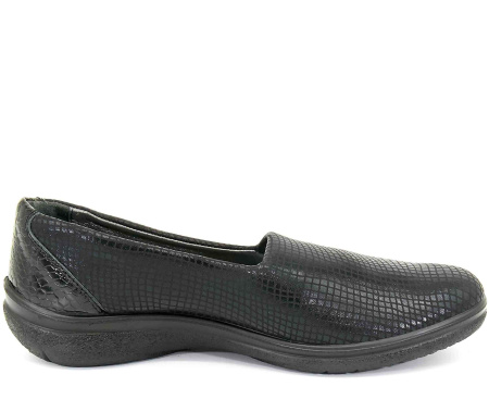 Туфли  Esse  черный  кожа F-80031 фото в интернет-магазине | Omadey.ru