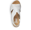 Босоножки  Rieker  белый  кожа F-80569 фото в интернет-магазине | Omadey.ru