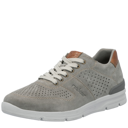 Кроссовки  Rieker  серый  кожа/кожа искусств. F-400059 фото в интернет-магазине | Omadey.ru