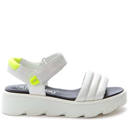 Сандалии  Betsy  белый  кожа искусств. F-91054 фото в интернет-магазине | Omadey.ru