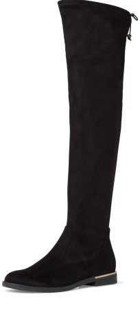 Ботфорты  Tamaris  черный  текстиль Z-100060 фото в интернет-магазине | Omadey.ru