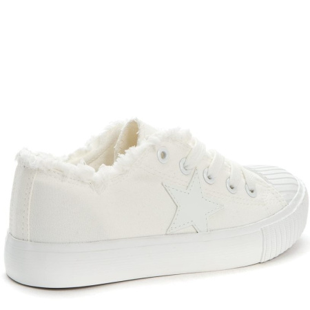 F-100250, (527576/01-06), Полуботинки детс. дев. Keddo,белый,кожа искусств./текстиль фото в интернет-магазине | Omadey.ru