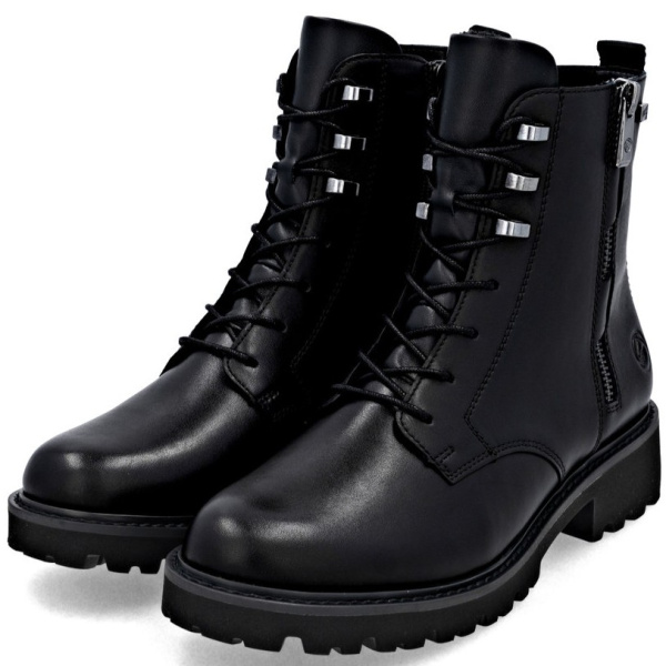 Фото Ботинки  Remonte  черный  кожа/кожа искусств. Z-400838