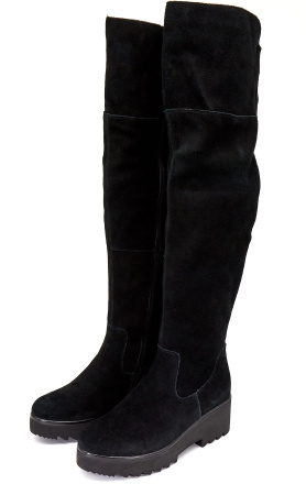 Сапоги  Remonte  черный  кожа Z-8387 фото в интернет-магазине | Omadey.ru