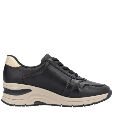 Кроссовки Rieker черный кожа искусств./текстиль F-400030 фото в интернет-магазине | Omadey.ru