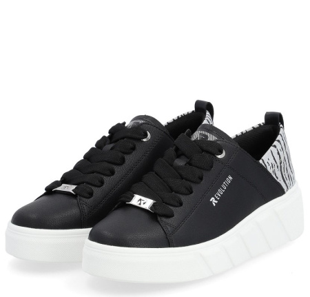 Кеды  Rieker-Evolution  черный  кожа/кожа искусств. F-300075 фото в интернет-магазине | Omadey.ru