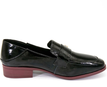 Туфли  Baden  черный  кожа F-80452 фото в интернет-магазине | Omadey.ru