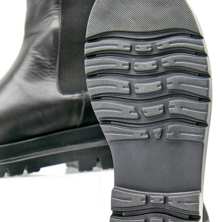 Ботинки  Dakkem  черный  кожа Z-100718 фото в интернет-магазине | Omadey.ru