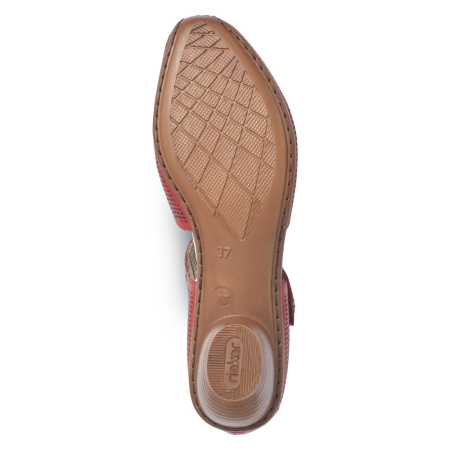 Туфли летние  Rieker  красный  кожа/кожа искусств. F-90123 фото в интернет-магазине | Omadey.ru Туфли летние  Rieker  красный  кожа/кожа искусств. F-90123 фото в интернет-магазине | Omadey.ru