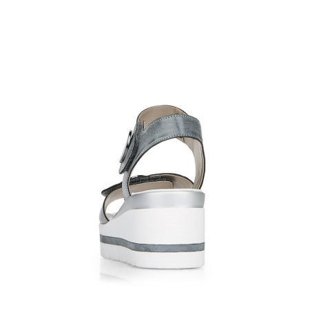 Босоножки  Remonte  синий  кожа F-80714 фото в интернет-магазине | Omadey.ru