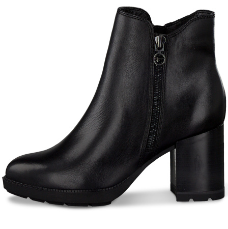 Ботильоны  Tamaris  черный  кожа Z-90393 фото в интернет-магазине | Omadey.ru