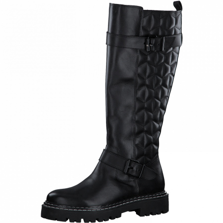 Сапоги  Marco Tozzi  черный  кожа Z-100931 фото в интернет-магазине | Omadey.ru