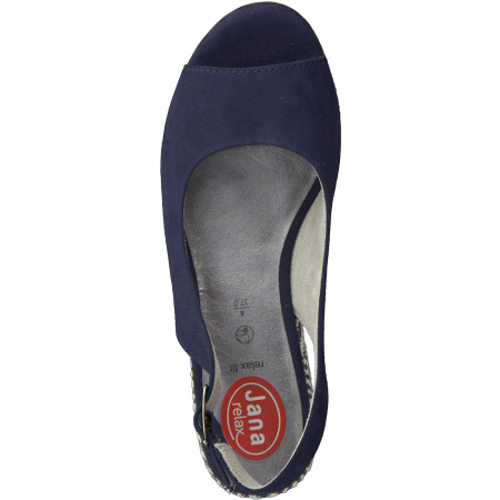 Босоножки  Jana  синий  текстиль F-90393 фото в интернет-магазине | Omadey.ru