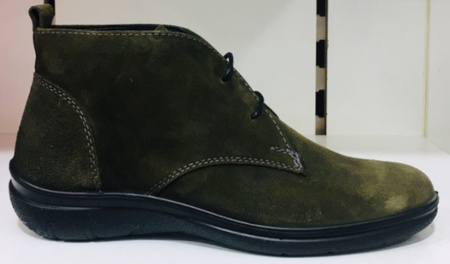 Ботинки  Esse  оливковый  замша Z-89248 фото в интернет-магазине | Omadey.ru