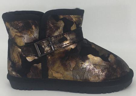 Ботинки  Ridlcat  бронзовый  кожа Z-89167 фото в интернет-магазине | Omadey.ru