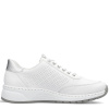 Кроссовки  Rieker  белый  кожа/кожа искусств. F-400025 фото в интернет-магазине | Omadey.ru