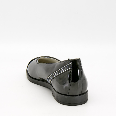 Туфли  Keddo  черный  кожа лаковая искусств. Z-100019 фото в интернет-магазине | Omadey.ru