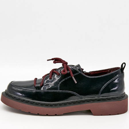 Туфли  Betsy  синий  кожа лаковая искусств. Z-100041 фото в интернет-магазине | Omadey.ru