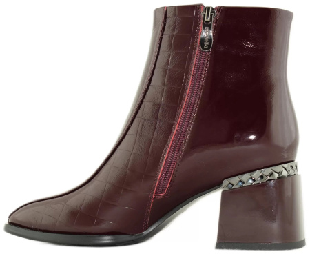 Ботильоны  Madella  бордовый  кожа Z-100564 фото в интернет-магазине | Omadey.ru Ботильоны  Madella  бордовый  кожа Z-100564 фото в интернет-магазине | Omadey.ru