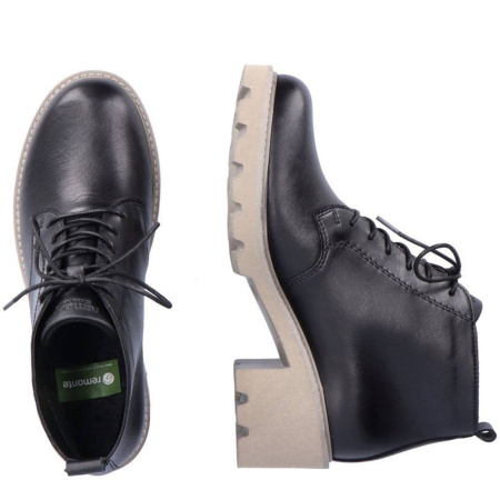 Ботинки  Remonte  черный  кожа/кожа искусств. Z-300019 фото в интернет-магазине | Omadey.ru